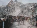 Fausto Coppi winning the Giro D'italia